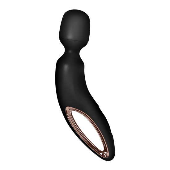 Вібромасажер, чорний/рожеве золото Satisfyer Wand-erland Black/Rosegold