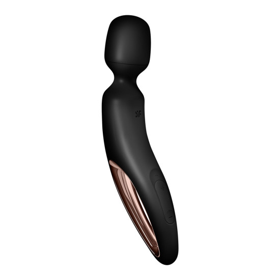 Вібромасажер, чорний/рожеве золото Satisfyer Wand-erland Black/Rosegold
