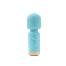 Мини-вибромассажер Wand, бирюзовый M'Lady Mini Vibrating Wand Teal