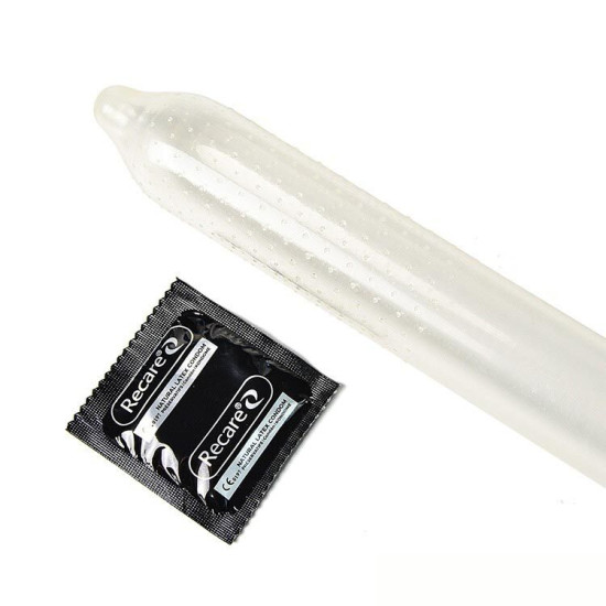 Презервативы с пупырышками и ароматом мороженого, 12 шт Holographic Recare Ice Cream Big Dotted Condoms