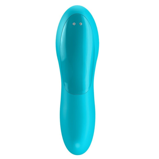 Вібратор на палець, блакитний Satisfyer Teaser Light Blue