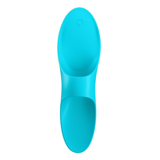 Вібратор на палець, блакитний Satisfyer Teaser Light Blue