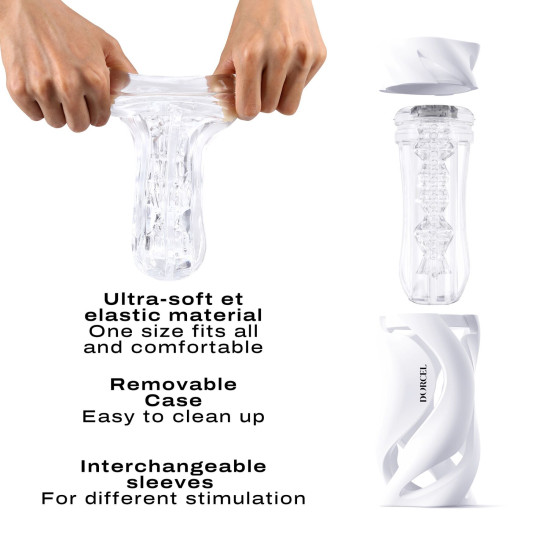 Мастурбатор, белый Dorcel Deep Blow White (мятая упаковка)