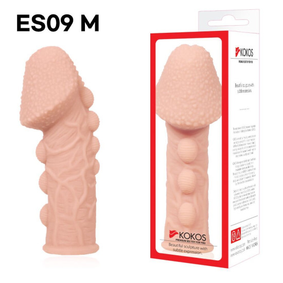 Насадка на член Kokos Extreme Sleeve ES.09, розмір M (тріснуло паковання)