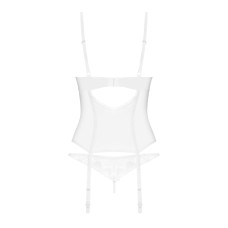Корсет (пом'ята упаковка) Obsessive Alissium Corset & Thong, M/L