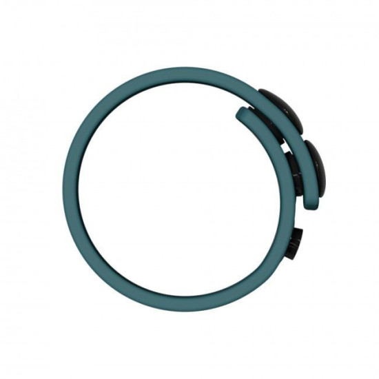 Эрекционное кольцо регулируемое на кнопках, бирюзовое Love To Love HERO RING TEAL ME
