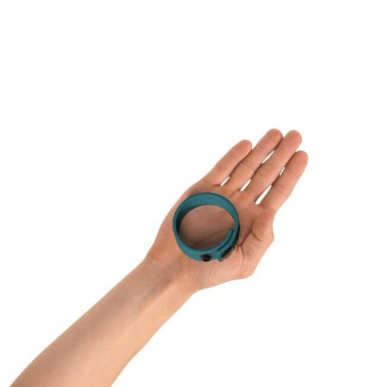 Эрекционное кольцо регулируемое на кнопках, бирюзовое Love To Love HERO RING TEAL ME