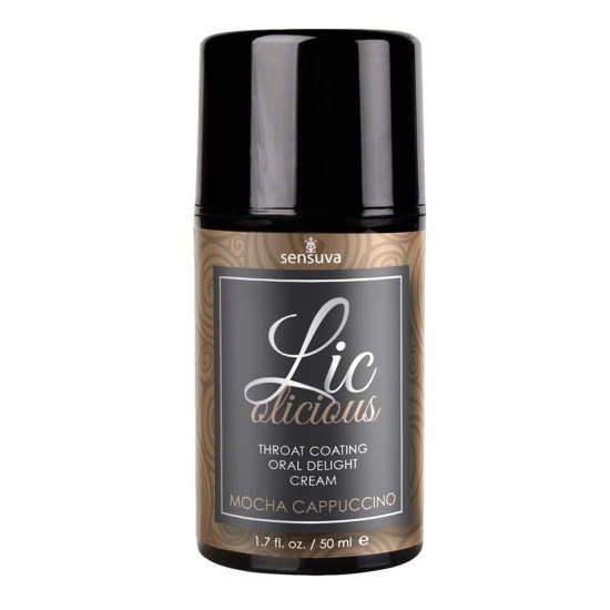 Гель для минета со вкусом капучино Sensuva Lic-o-licious Cappuccino, 50 ml