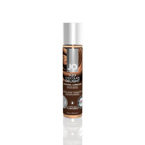 Съедобный лубрикант со вкусом шоколада на водной основе JO H2O Chocolate Delight, 30 ml
