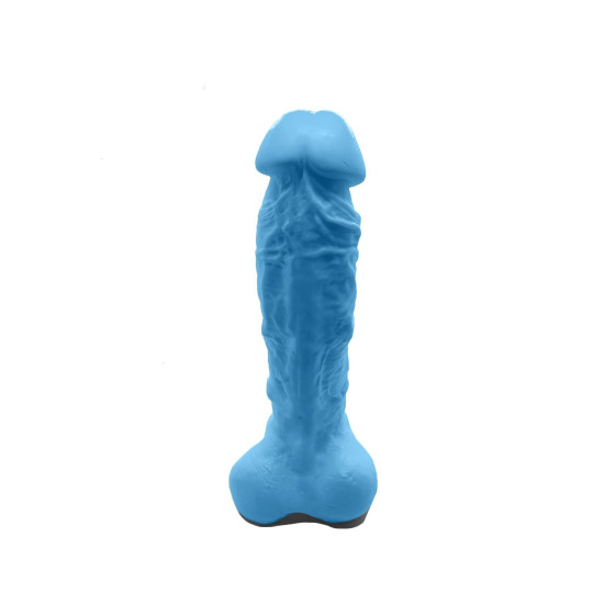 Крафтове мило-член із присоскою, натуральне, синє Чистий Кайф Blue, XL
