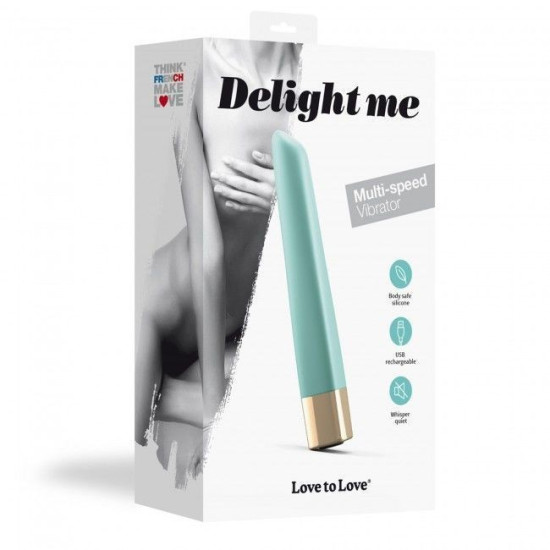 Минивибратор мощный с мягким кончиком Love To Love Delight Me Menthe