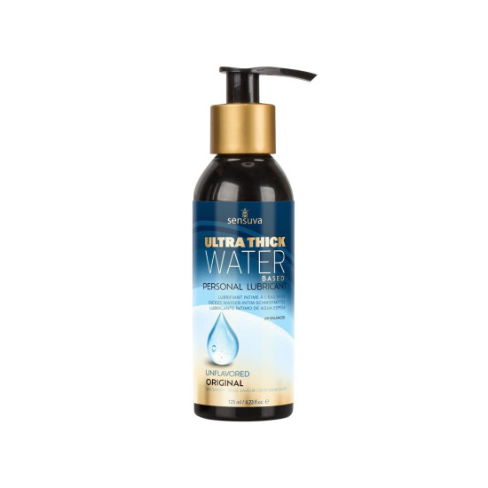 Густий лубрикант без гліцерину на водній основі Sensuva Ultra-Thick Water-Based, 125 ml