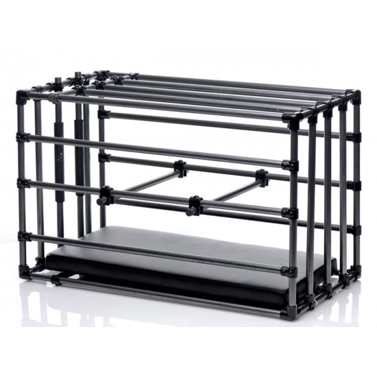 Разборная клетка для наказаний, прочная Kennel Adjustable Bondage Cage