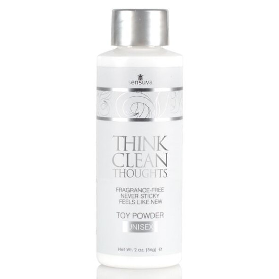 Пудра для ухода за игрушками Sensuva Think Clean Thoughts Toy Powder, 56 g