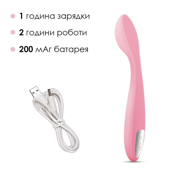 Стимулятор клитора и точки G, розовый Svakom Keri Pale Pink