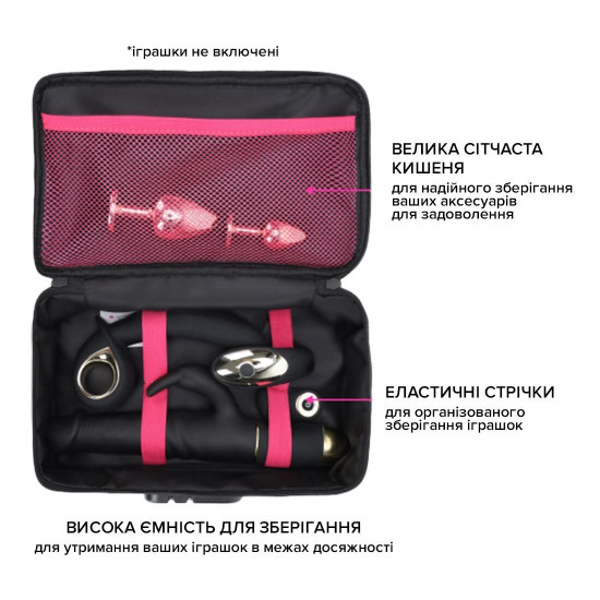 Кейс для игрушек с кодовым замком Dorcel Discreet Box