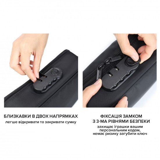 Кейс для игрушек с кодовым замком Dorcel Discreet Box
