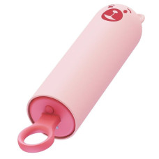 Реалистичный вибратор в виде мороженого, розово-черный CuteVibe Teddy Pink, Black Dildo