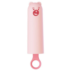 Реалістичний вібратор у вигляді морозива, рожево-чорний CuteVibe Teddy Pink, Black Dildo
