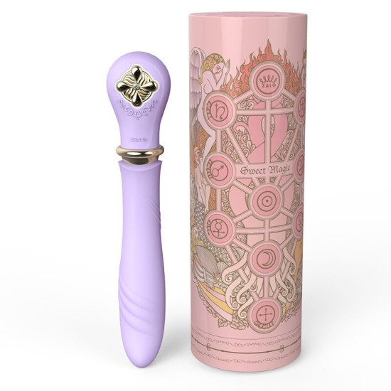 Пульсатор з підігрівом і турборежимом, фіолетовий Zalo Sweet Magic Desire Fantasy Violet
