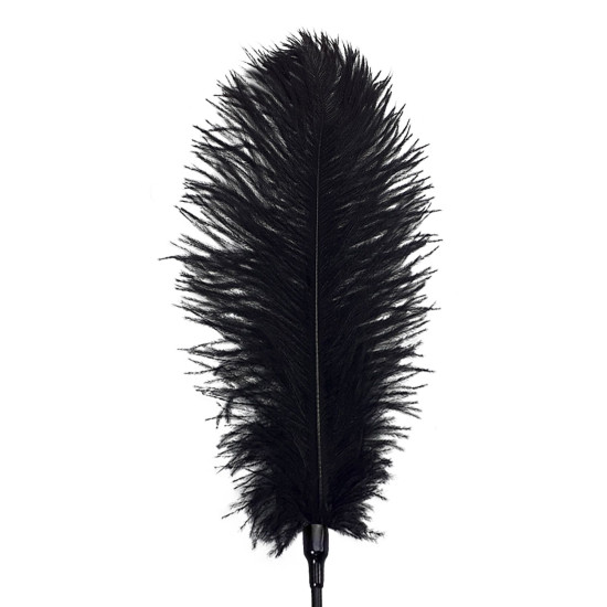 Щекоталка со страусиным пером, чёрная Art of Sex Feather Tickler Black