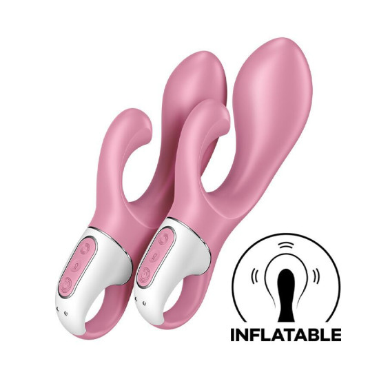 Вібратор-кролик з функцією надування Satisfyer Air Pump Bunny 2