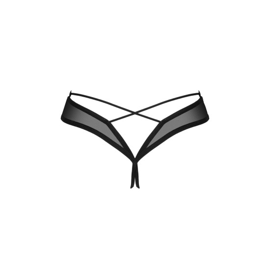 Трусики с открытым доступом Obsessive Roxelia Crotchless Thong, M/L