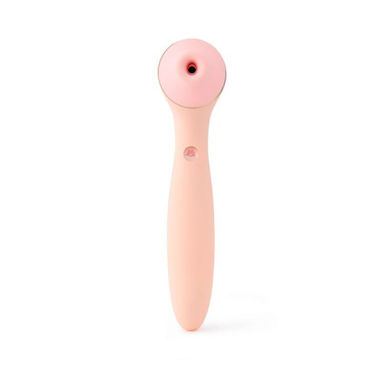 Вакуумний стимулятор з вібрацією, рожевий Kisstoy Polly Max Pink