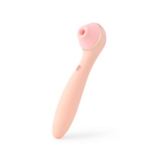 Вакуумний стимулятор з вібрацією, рожевий Kisstoy Polly Max Pink