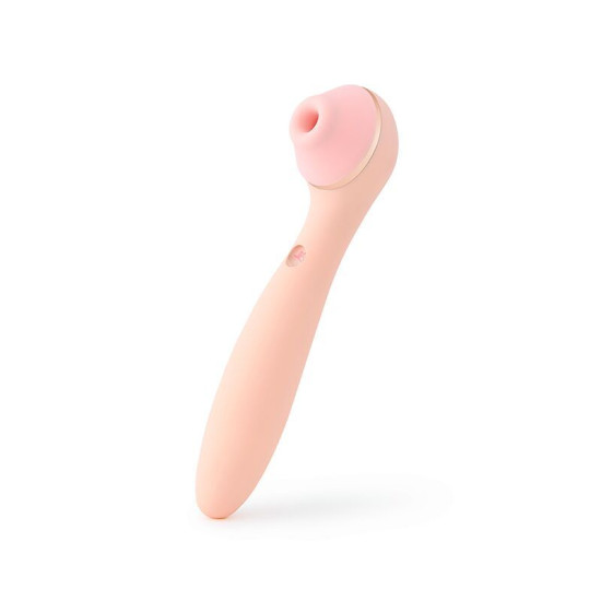 Вакуумний стимулятор з вібрацією, рожевий Kisstoy Polly Max Pink