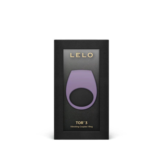 Эрекционное кольцо с вибрацией и управлением со смартфона, фиолетовое LELO Tor 3 Violet Dusk