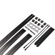 Набір із 8 ременів для зв'язування, чорний Lockink 8-Bondage-Straps Restraint Set Black