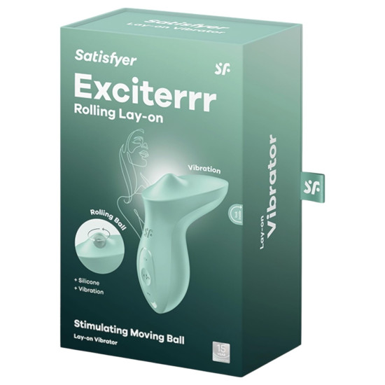 Вібратор, м'ятний Satisfyer Exciterrr Mint