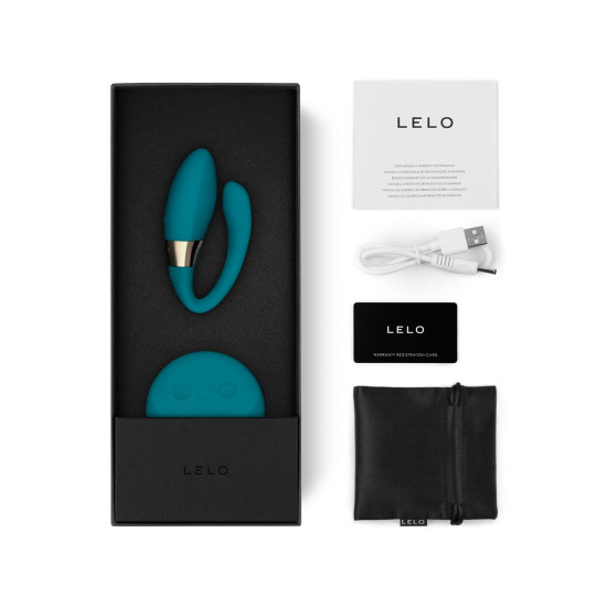 Вібратор для пар з пультом ДУ, 2 мотори, синій Lelo Tiani Duo Ocean Blue