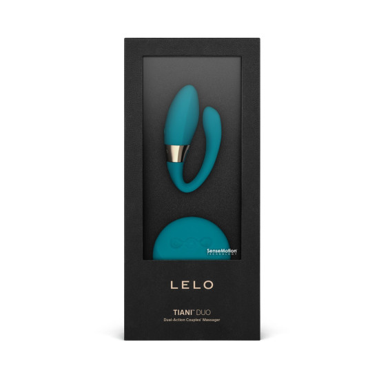 Вібратор для пар з пультом ДУ, 2 мотори, синій Lelo Tiani Duo Ocean Blue