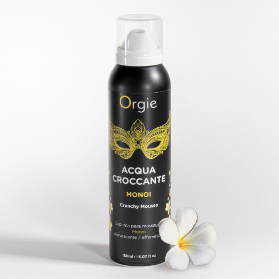 Массажная пенка с эффектом лопающихся пузырьков, аромат моной Orgie Acqua Croccante Monoi, 150 ml