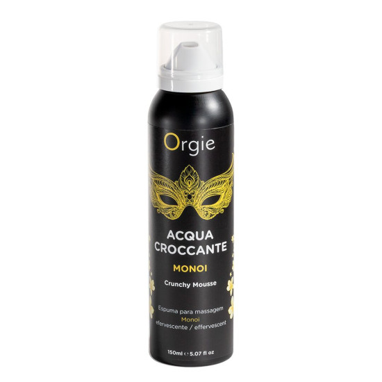 Массажная пенка с эффектом лопающихся пузырьков, аромат моной Orgie Acqua Croccante Monoi, 150 ml