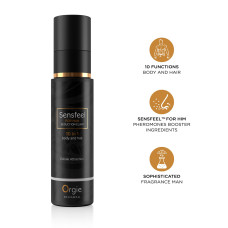 Чоловічий лосьйон з феромонами для тіла та волосся Orgie Sensfeel Seduction Elixir 10 in 1 for Man, 100 ml