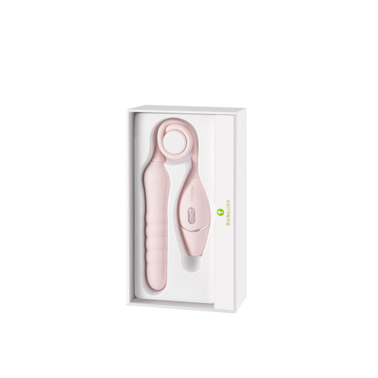Пульсатор с вакуумным стимулятором, розовый KISSTOY Cathy III Pink