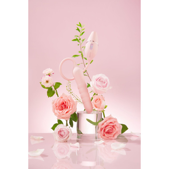 Пульсатор с вакуумным стимулятором, розовый KISSTOY Cathy III Pink
