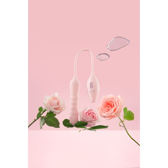 Пульсатор с вакуумным стимулятором, розовый KISSTOY Cathy III Pink