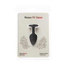 Силіконова анальна пробка BMS Roses Til' Dawn Silicone Anal Plug, Small