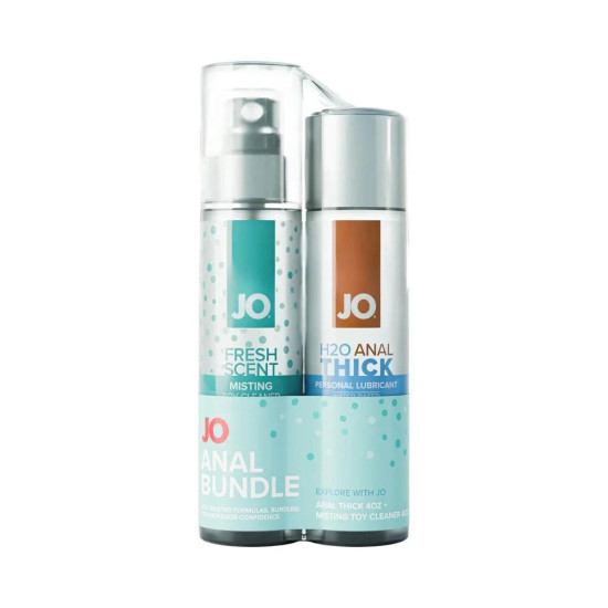 Комплект JO Anal Bundle Anal Thick 120 ml + Misting Toy Cleaner 120 ml