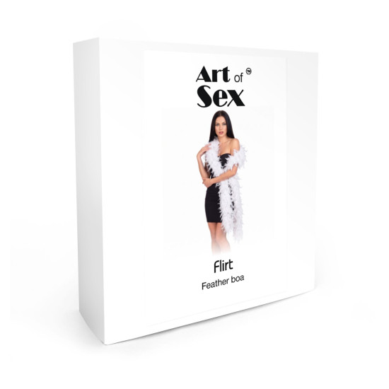 Боа з пір'я, довжина 2 м, біле Art of Sex