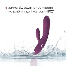 Вібратор-кролик з стволом, що рухається, рух вперед-назад, бузковий Svakom Avery Lilac (м'ята упаковка)