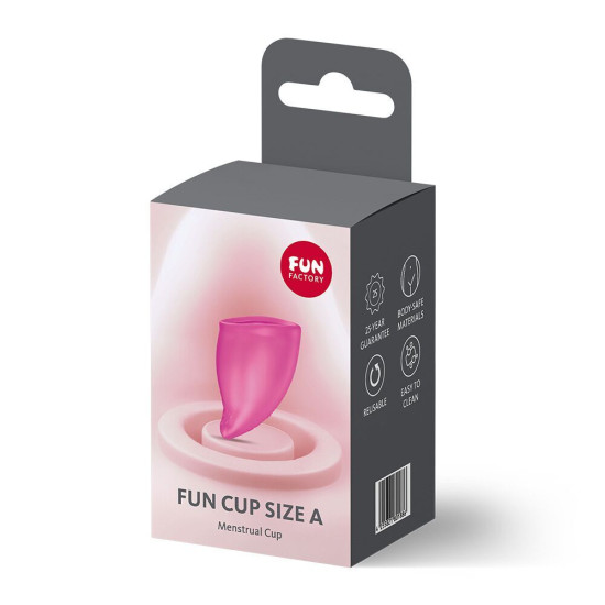 Менструальна чаша, пурпурова Fun Factory Fun Cup Magenta, розмір A (м'яте паковання)