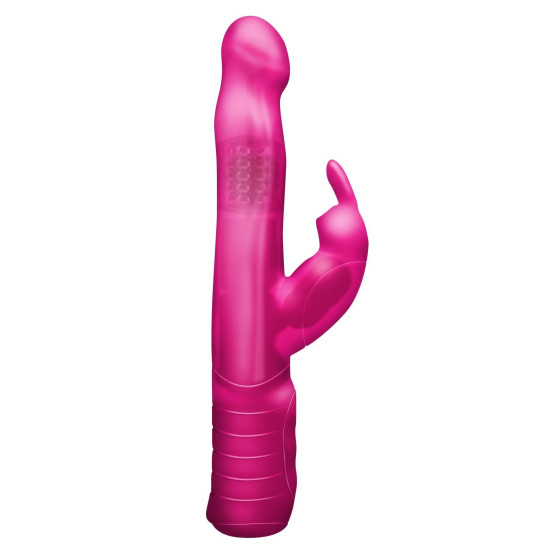 Вібратор-кролик рожевого кольору з перловим масажем Dorcel Baby Rabbit Pink
