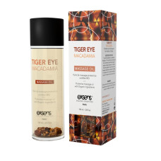Натуральное защищающее массажное масло с тигровым глазом EXSENS Tiger Eye Macadamia, 100 ml