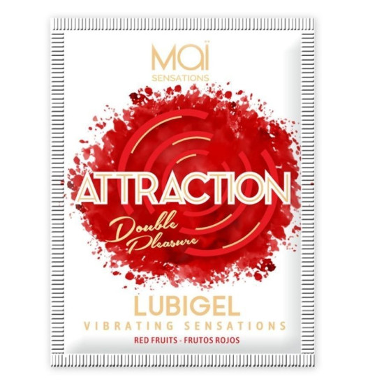 Пробник рідкого вібратора MAI Lubigel Red Fruits, 5 ml