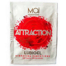 Пробник жидкого вибратора MAI Lubigel Red Fruits, 5 ml